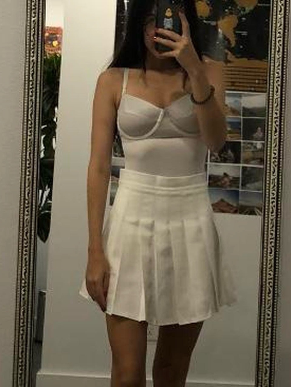 Classic White Underwire Bodysuit